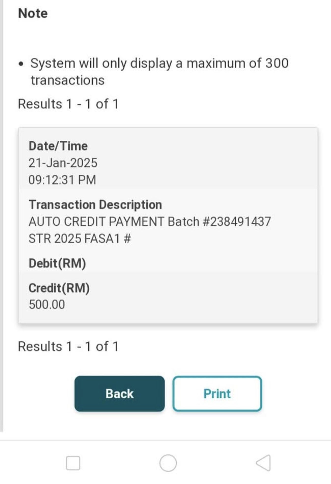 Str Fasa 1 dah masuk