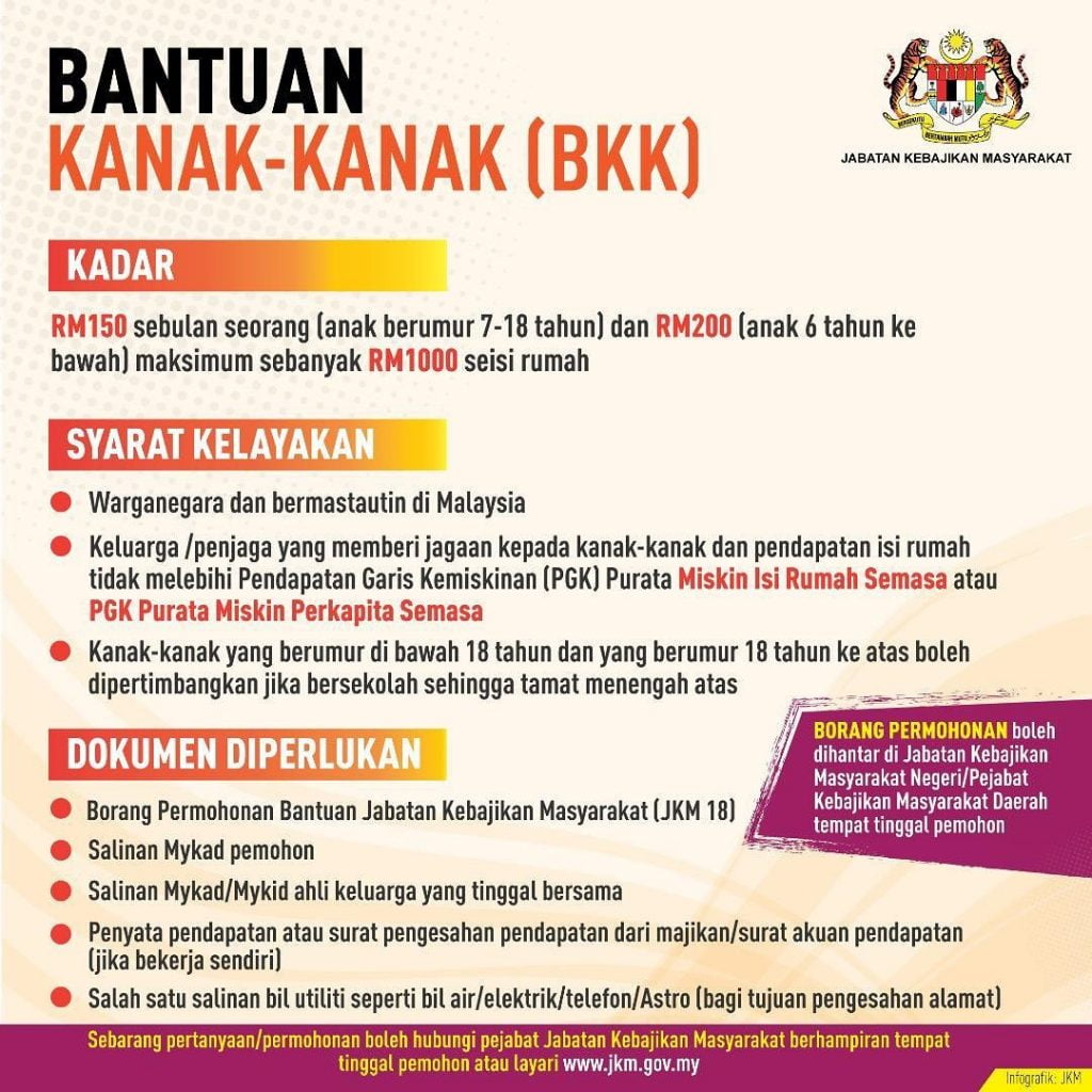 bantuan jkm kerajaan
