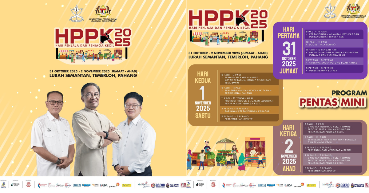 Featured image for HPPK 2025 – Hari Penjaja & Peniaga Kecil (31 Okt – 2 Nov)