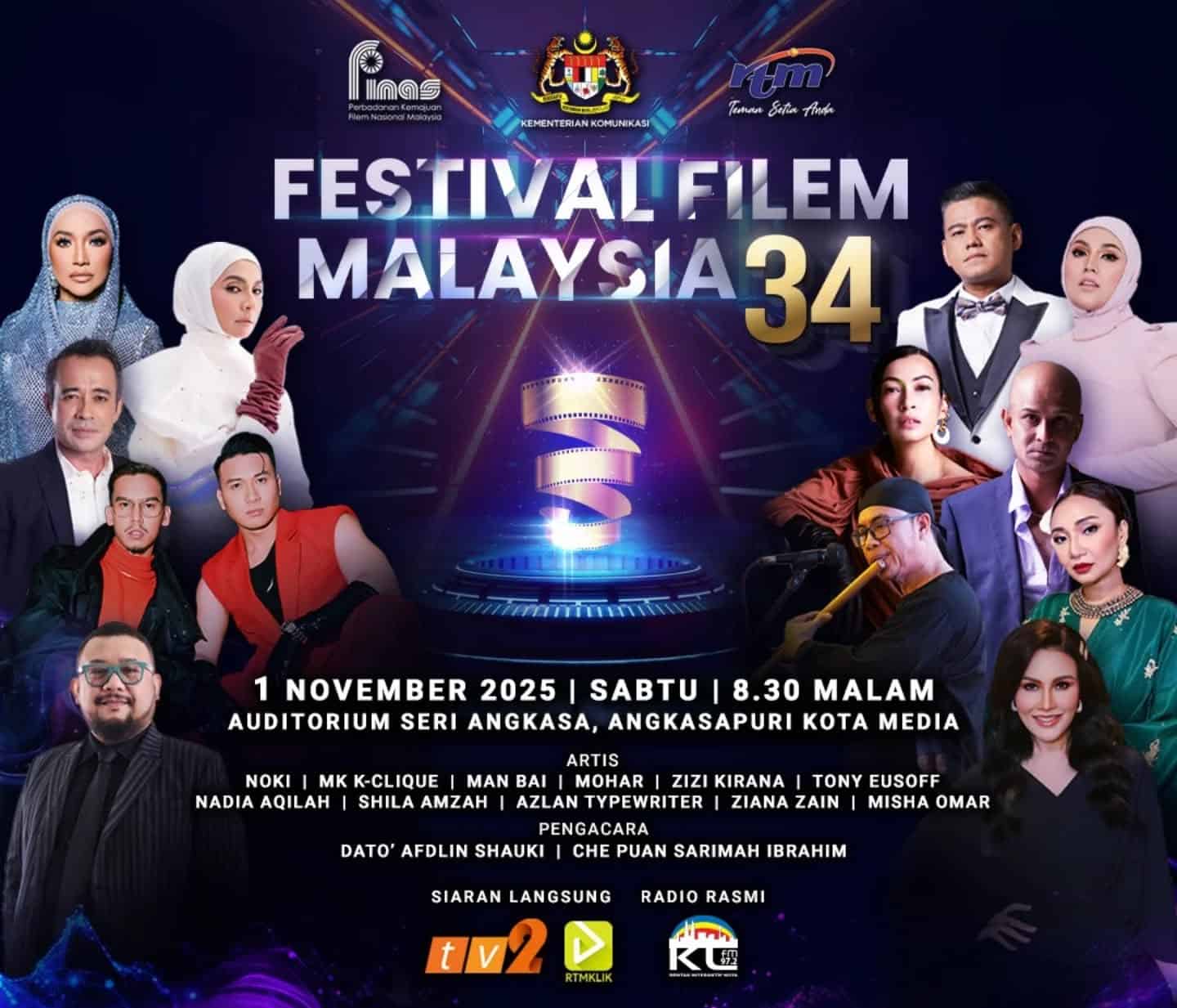 Featured image for Festival Filem Malaysia 2025 : Senarai Penuh Pemenang (FFM34)