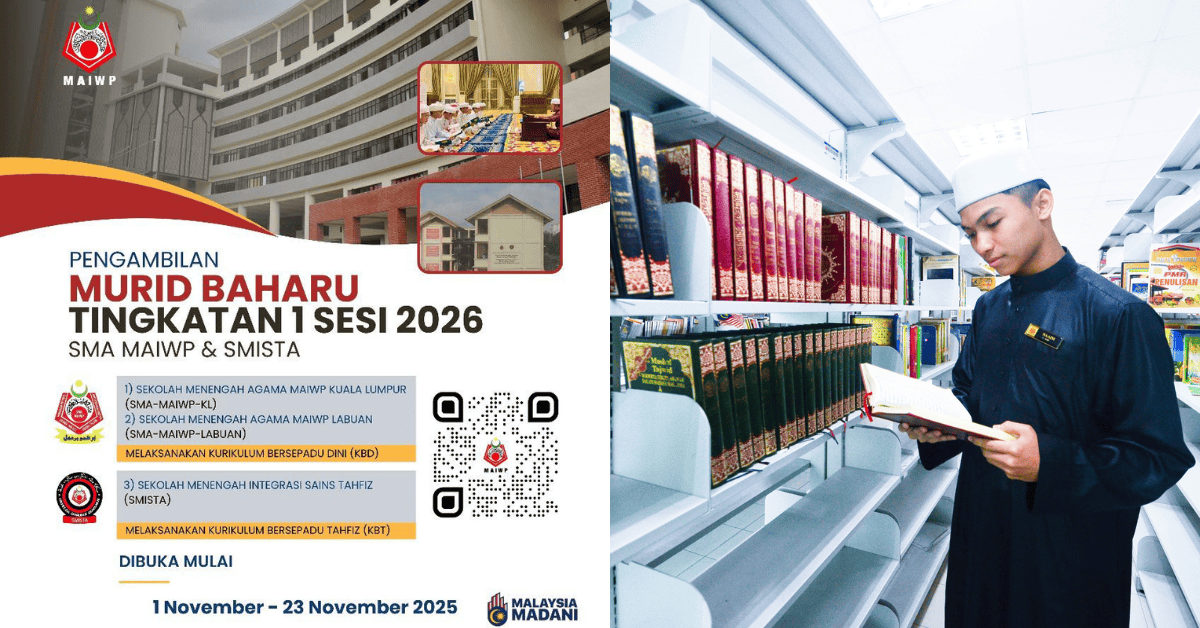 Featured image for SMA MAIWP & SMISTA: Permohonan Tingkatan 1 2026